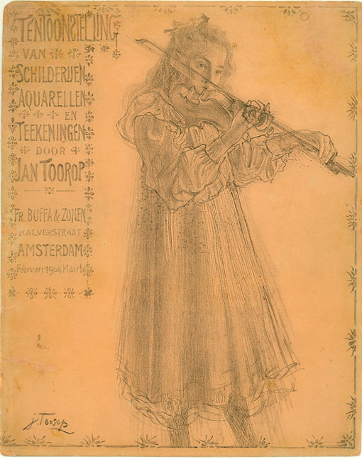 JAN TOOROP Poerworedjo 1858 - 1928 Den Haag